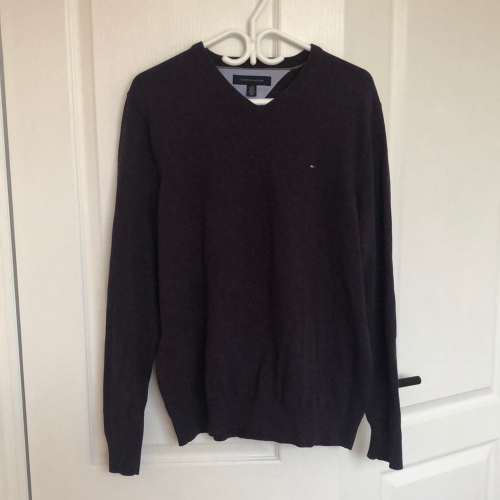 Tommy Hilfiger purple v-neck